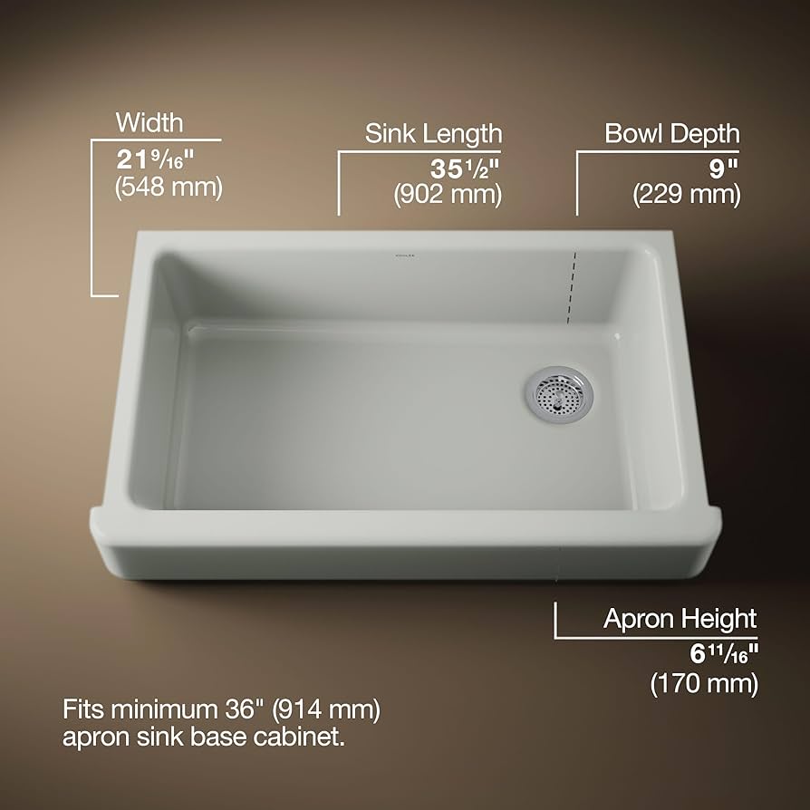 KOHLER 6488-FF Whitehaven 35.5